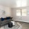 living room with large windows